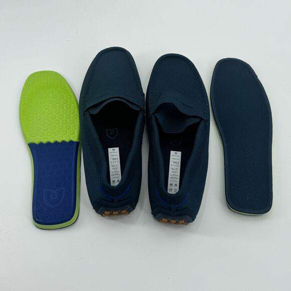 ROTHY\'S The Driving Loafer in Navy Blue Men’s Size 10.5M NWOB main image 15